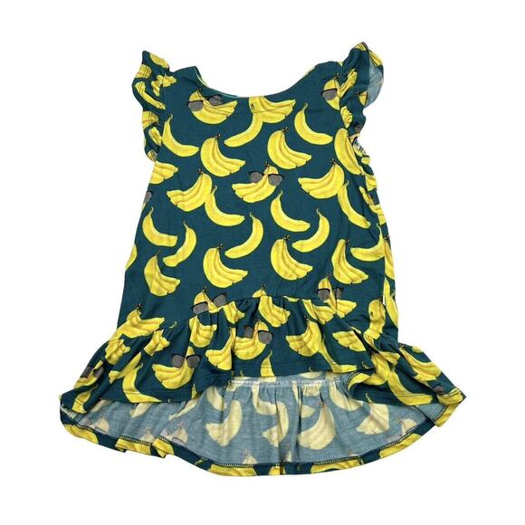 Posh Peanut Bananas Ruffled Cap Sleeve Dress - Picture 1 of 7